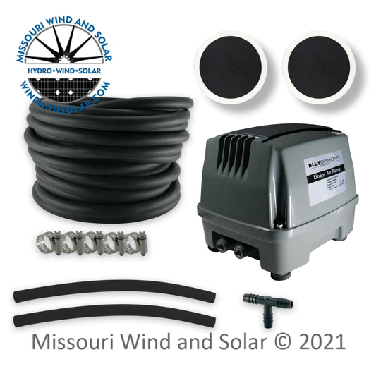 80 Liter Air Pump & Pond Aeration Kit