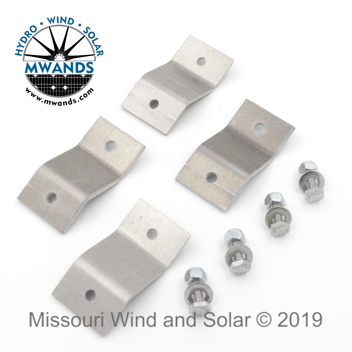 Z Clip Solar Panel Mounting Bracket Kit