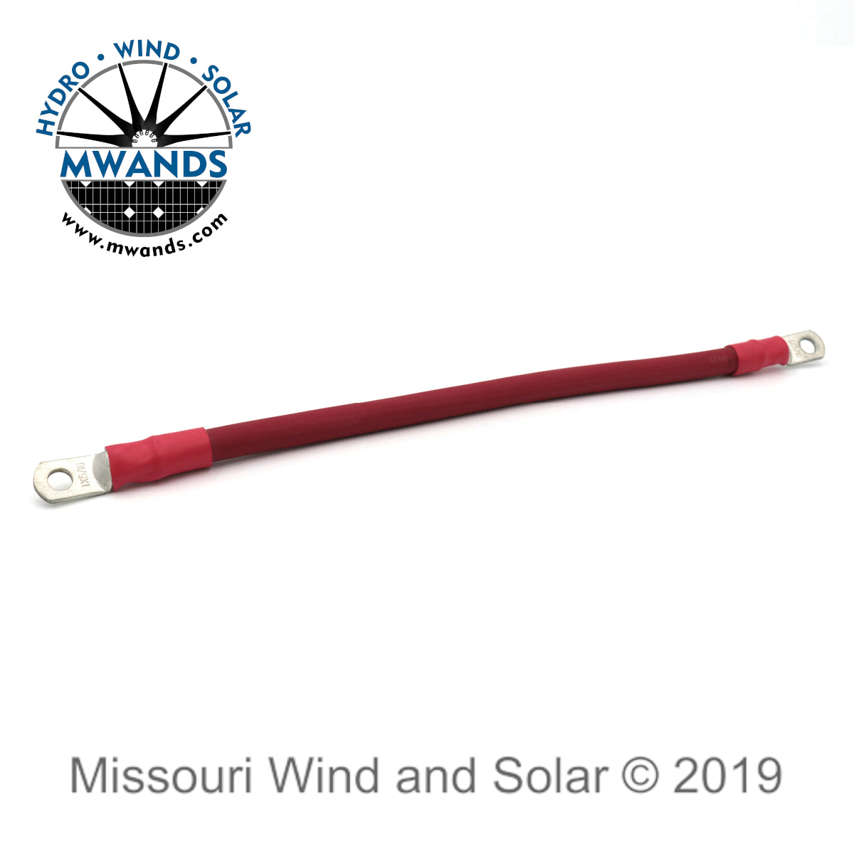 2/0 AWG One Foot Battery Cables with Professional Quality Terminal Ends