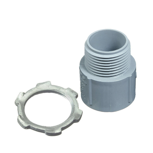 3/4 Inch Conduit Adapter and Locknut
