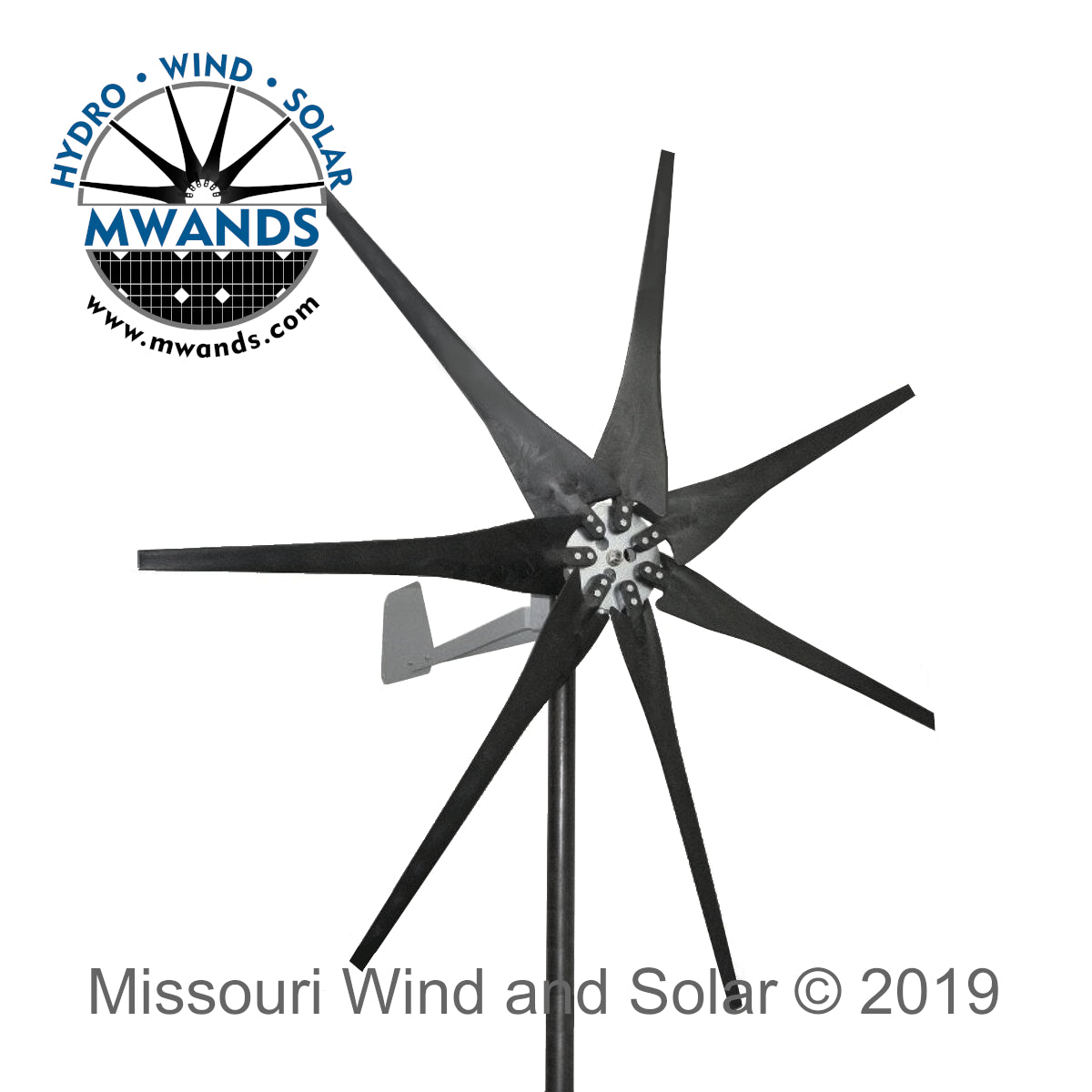 Raptor G4 7 Blade 500 Watt Basic Wind Turbine