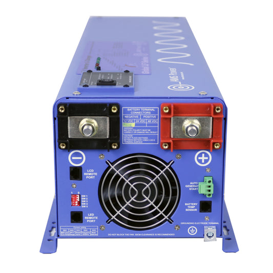 6000 Watt 48VDC 120/240 VAC Split Phase Inverter Charger