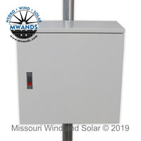Side of Pole Vented Water Resistant Steel Pond Box