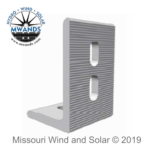 UniRac SolarMount Serrated L-Feet for Solar Panel Mounting