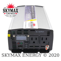 SkyMax Thunderbolt 12 Volt 1250 Watt Modified Sine Wave Inverter