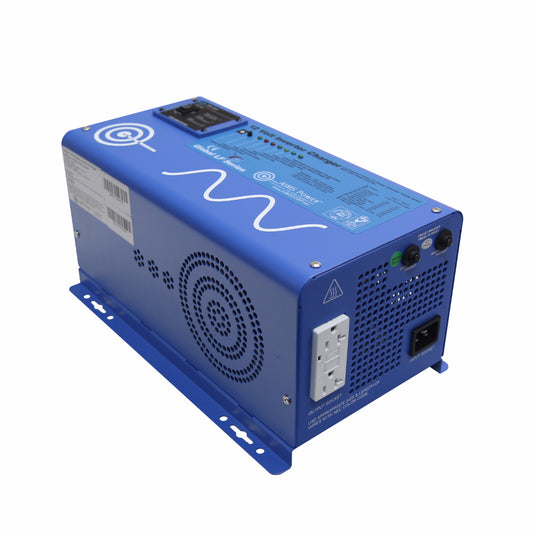 1000 Watt 12VDC 120VAC Pure Sine Inverter Charger