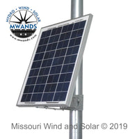 Single Solar Panel Side of Pole Mounting Rack