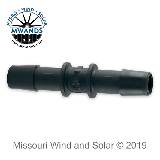 3/8 Inch Barbed Straight Coupler