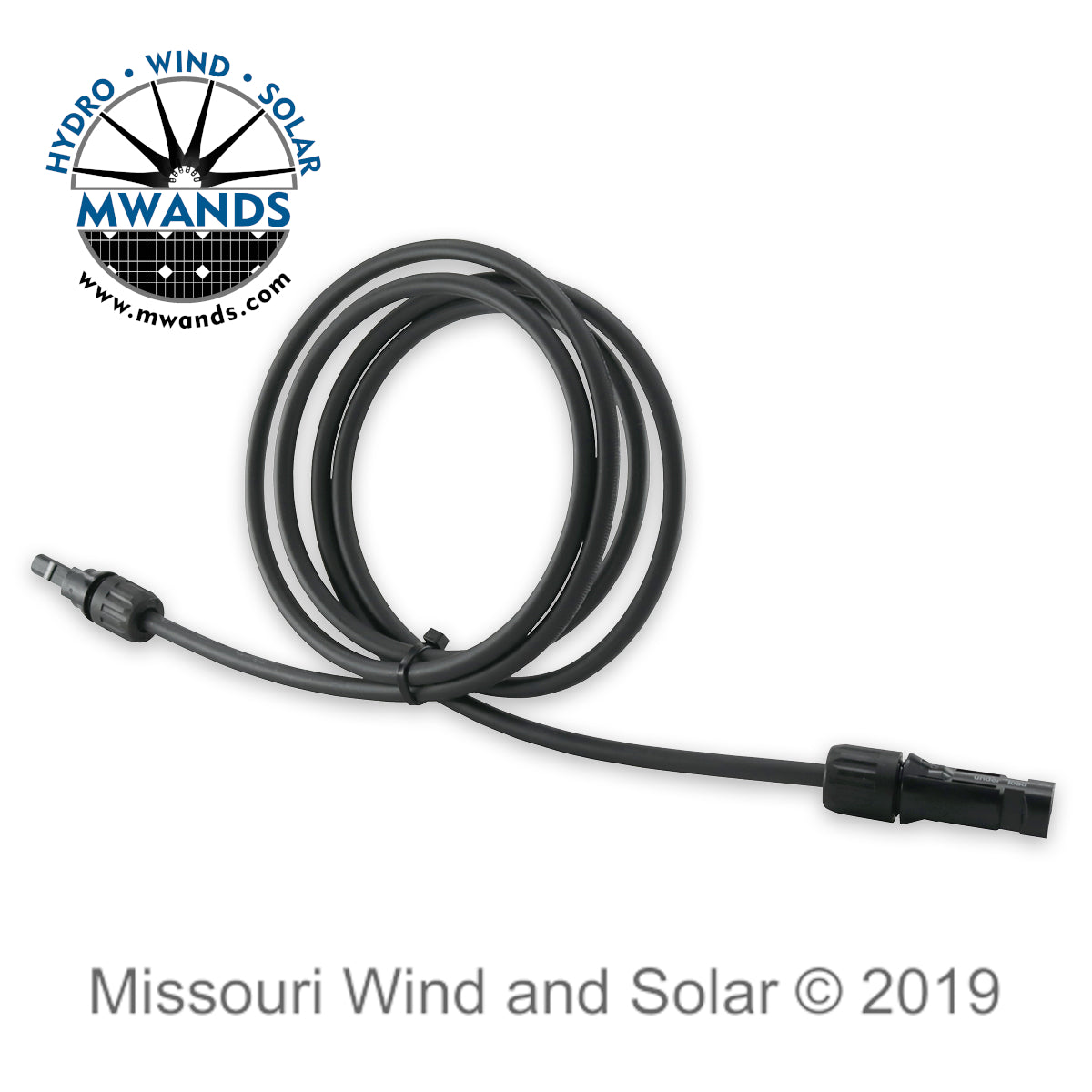 30 Foot #10 AWG Solar Panel PV Extension Cable with MC4 Connectors | Black and Red