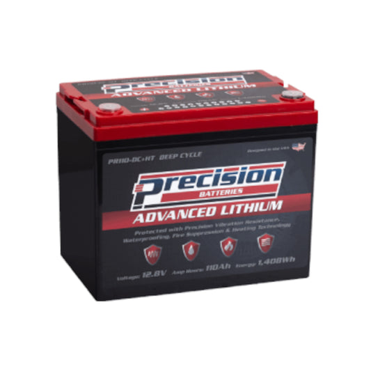 Precision 12 Volt 110 Amp Hour Lithium Battery
