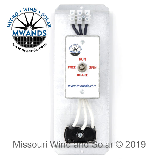 3 Phase Brake Switch and 50 Amp Rectifier Combo for 48 Volt Wind Turbines