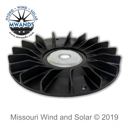 Fan and 80 mm Single Pulley for Permanent Magnet Generators/Alternators