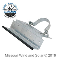 Single Solar Panel Side of Pole Mounting Rack