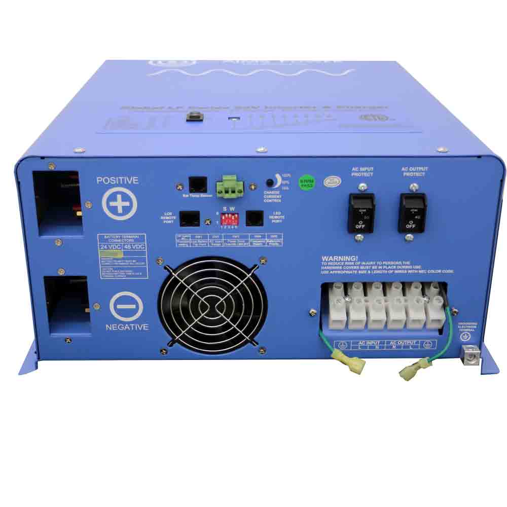 4000 Watt 24 Volt Pure Sine Inverter - UL Listed