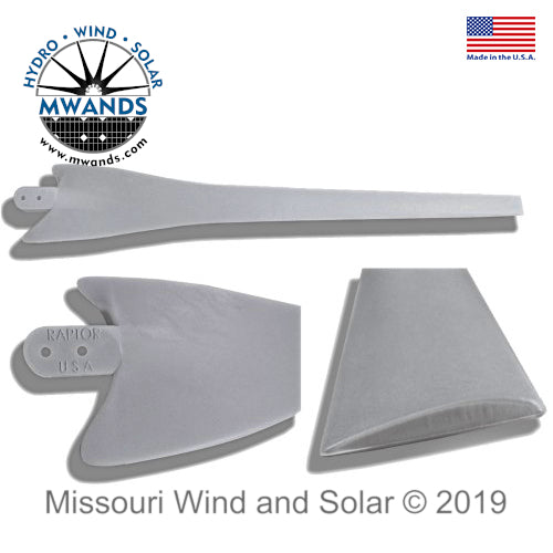 Raptor Generation 4 Wind Turbine Blade - Gray