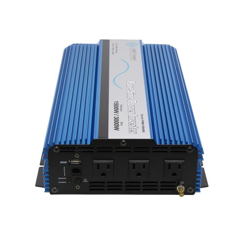 1500 Watt 24VDC 120VAC Pure Sine Wave Power Inverter