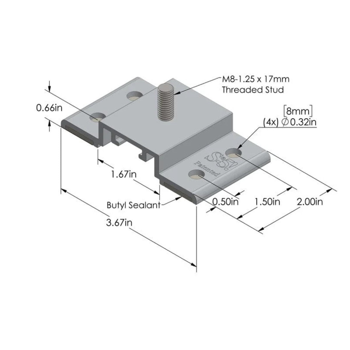 S-5! SolarFoot Type 17 Mounting Platform – Missouri Wind and Solar