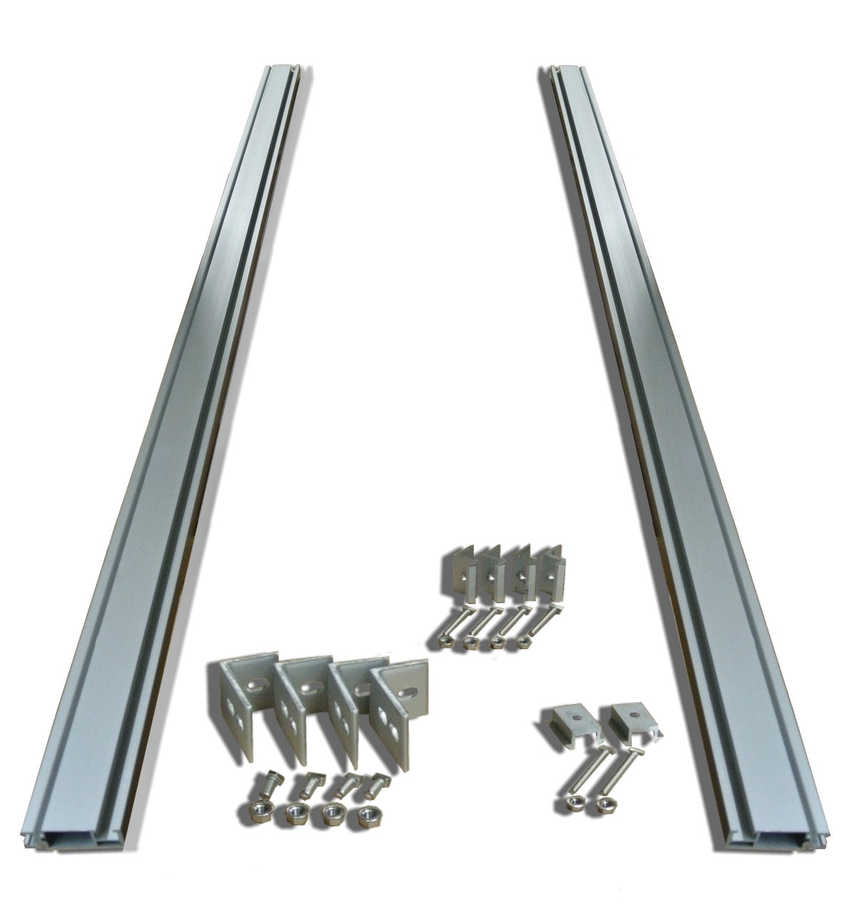 7 Foot Set IronRidge XR-10 Fixed Solar Panel Mounting Rack with Hardware